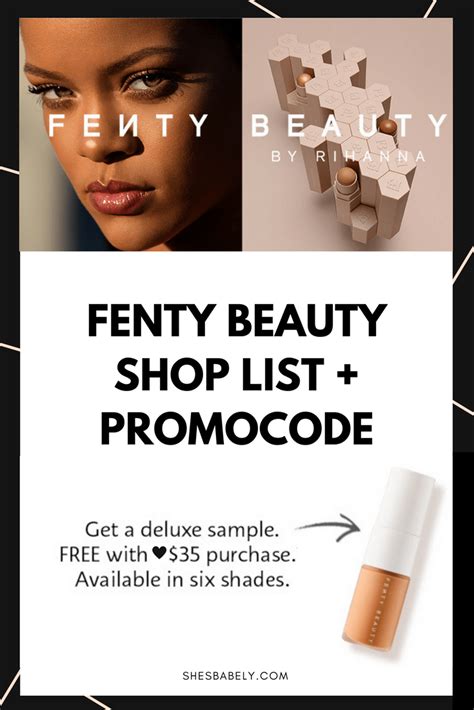 Fenty Beauty Discount Codes .